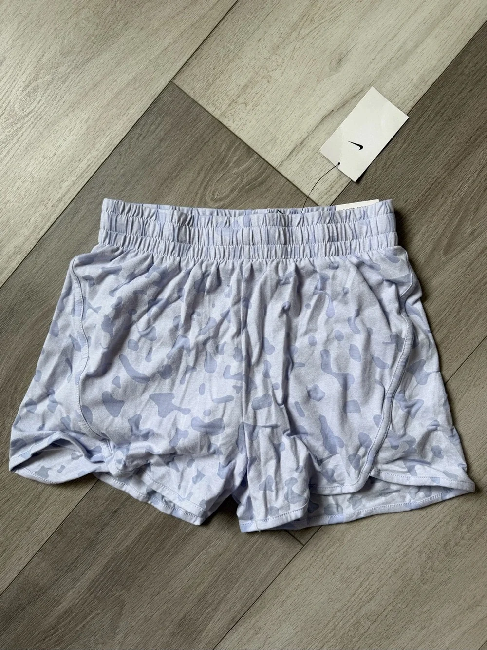 Nike Lilac Camo Kids Athletic Shorts